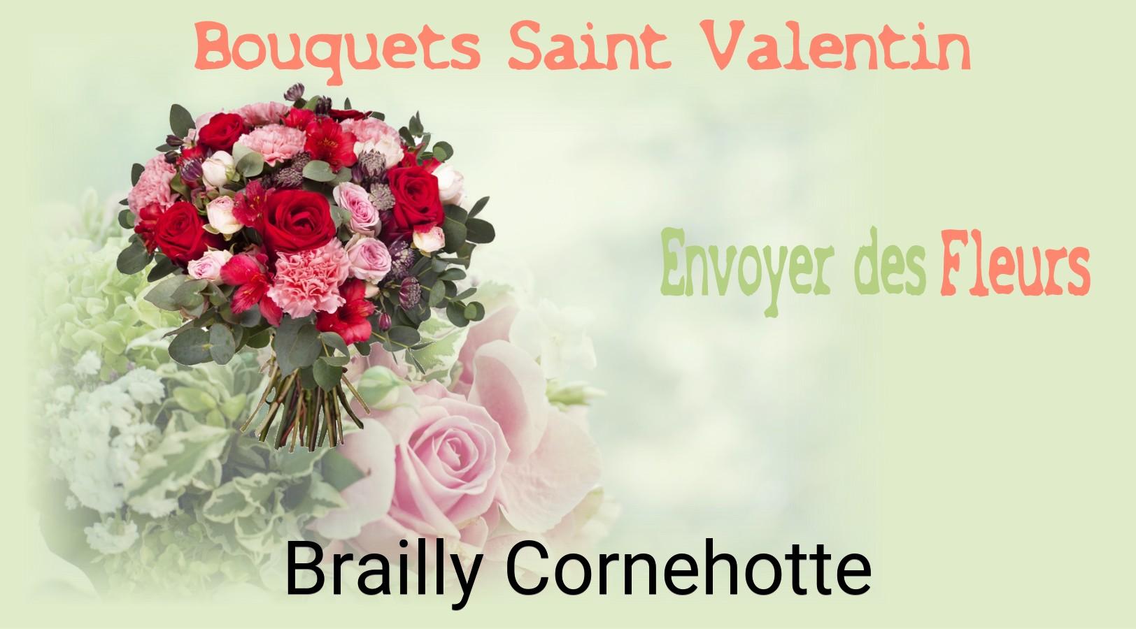 Roses de Saint-Valentin livrées à Brailly-Cornehotte